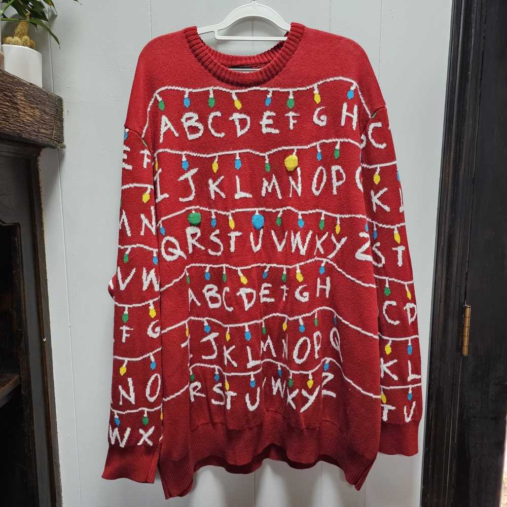 Stranger Things Target Exclusive Ugly Christmas Sweater